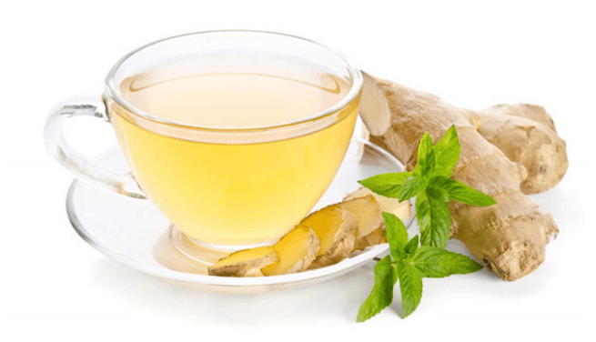 Sử dụng trà gừng giảm đau bụng kinh 1